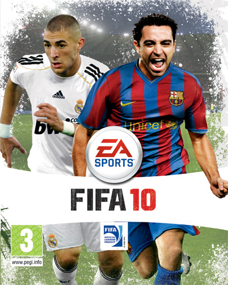 Benzema Y Xavi En La Portada De FIFA 2010 Otra Partida Videojuegos 