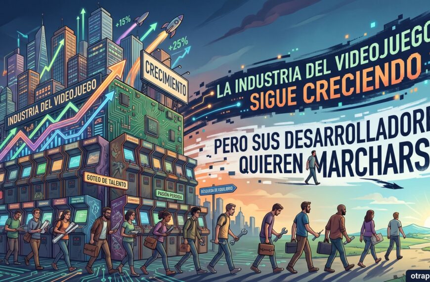 La industria del videojuego sigue creciendo, pero sus desarrolladores quieren marcharse