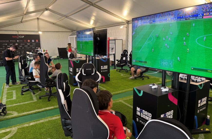 Madrid in Game lleva el torneo híbrido que combina fútbol físico y virtual ‘Esports + Sports’ al Estadio Metropolitano
